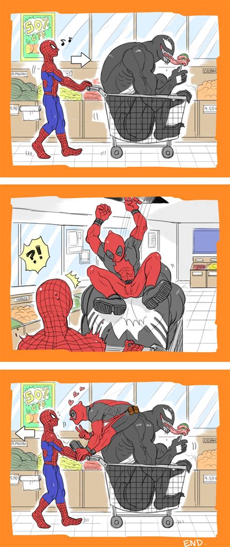 Shopping With Spiderman On