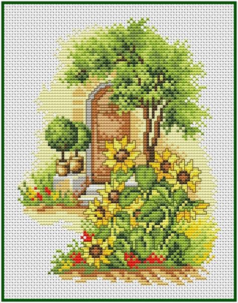 Free cross stitch pattern courtesy of cheryl mckinnon. Summer Flowers Patio Cross Stitch Chart PDF + XSD | Cross ...