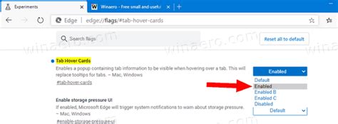 How To Enable Tab Hover Cards With Images In Chromium Microsoft Edge Images