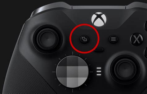 Pressing The View Button Circled On The Xbox Controller When