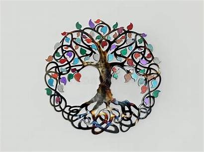 Spiritual Tree Symbol Growth Health Branches Decoration