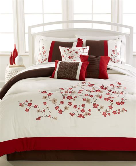 It is very comfortable and made from microfiber. Kira 7-Pc. Embroidered Comforter Set - Bed in a Bag - Bed ...