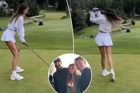 Paulina Gretzky Shows Off Golf Swing On Dustin Johnsons Birthday