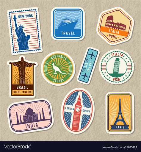 Free Printable Travel Stickers Free Printable Free Printable Travel