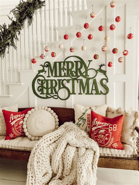 Best Of Living Room Simple Christmas Wall Decor Images