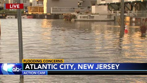 Coastal Storm Causing Moderate Flooding At The Jersey Shore 6abc