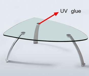 Glass table, glass metal bond. Uv Bonding Glass To Metal/glass Table Uv Glue Adhesive ...