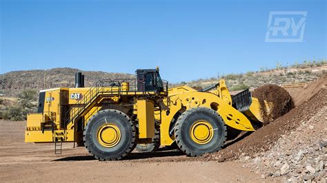 Caterpillars New Efficient 995 Large Wheel Loader Moves 60 Tons Per