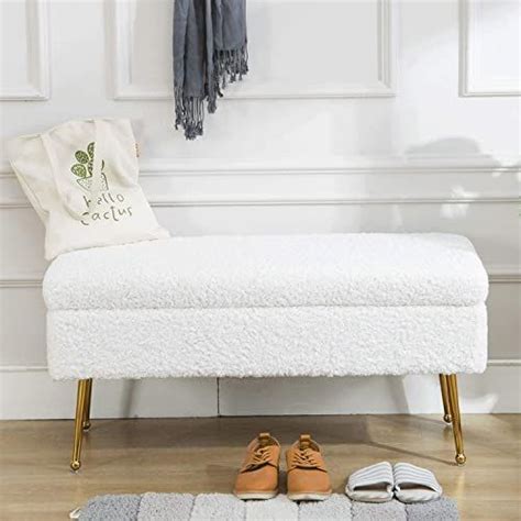 4.3 out of 5 stars with 6 ratings. Best Seller Modern Rectangular Fuzzy Storage Bedroom Benches, Luxury Soft Faux Sheepskin Fur ...