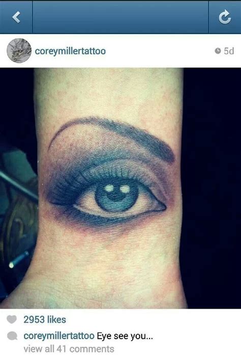 Beautiful Blue Eye By The Awesome Corey Miller~ Eye Tattoo Tattoos