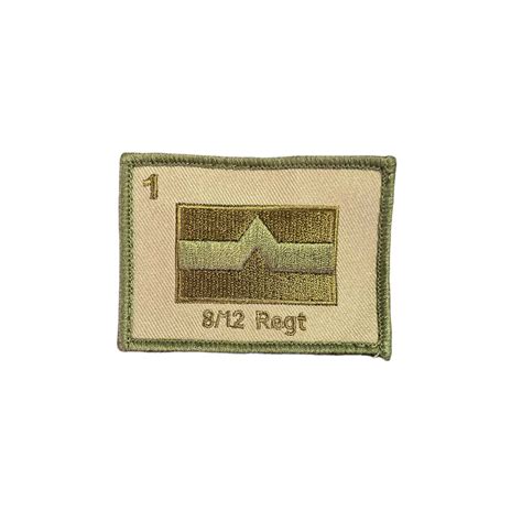 8th12th Regiment Subdued Patch P147 Allied Militaria