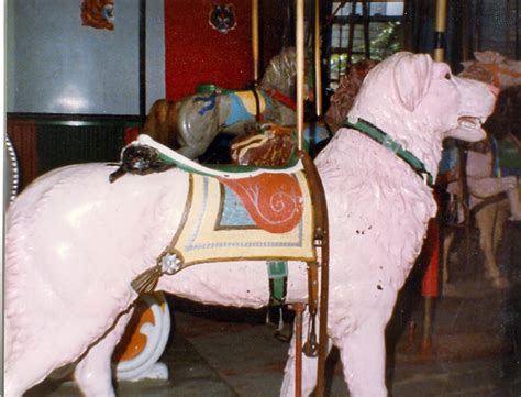 Salem Willows Park Mass Ca 1905 Looff Carousel Stbernard 019