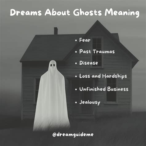 Dreams About Ghosts Meaning 13 Scenarios