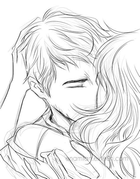 Have you ever wanted to draw people kissing but couldn't get it right? Cute Couple Hugging Drawing at GetDrawings.com | Free for personal use Cute Couple Hugging ...