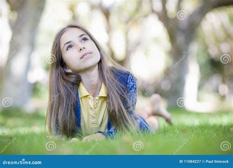 Tween Girl Relaxing On Couch At Home Royalty Free Stock Photo Cartoondealer Com