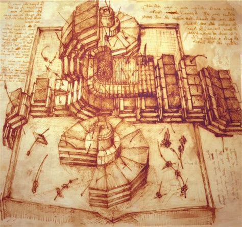 Sketches From Leonardo Da Vincis Notebook The Large Hadron Collider