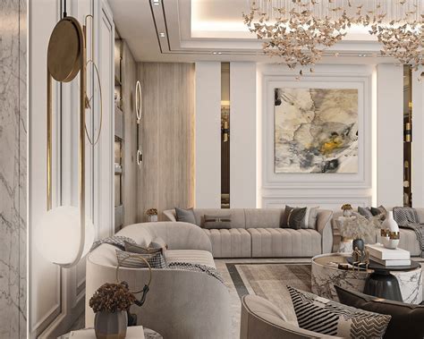 Mens Majles With Neoclassic Style On Behance Luxury Living Room Decor