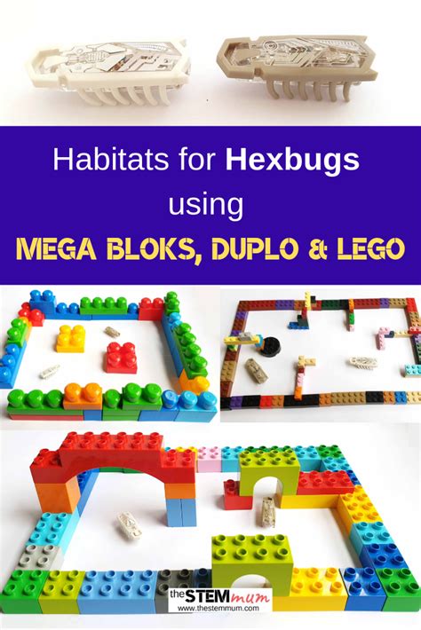 Habitats For Hexbugs Using Mega Bloks Duplo And Lego The Stem Mum