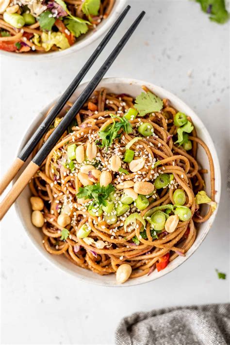 Cold Asian Noodle Salad Recipe Running On Real Food
