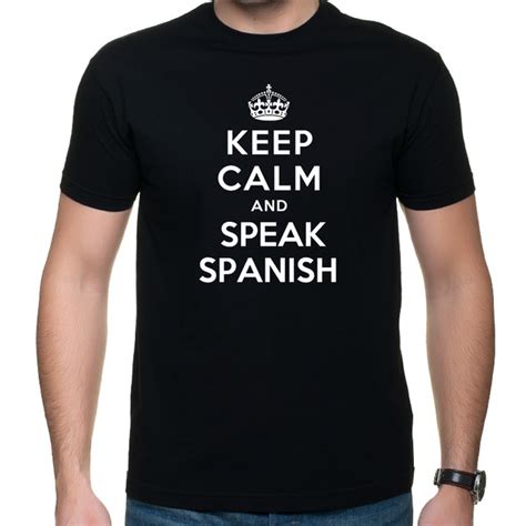 Koszulka Męska Keep Calm Czarna Zamów Dziś Hiszpanskieklimatypl