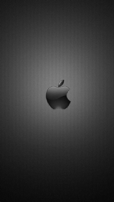 Dark Apple Logo Wallpaper For Iphone X 8 7 6 Free Black Apple
