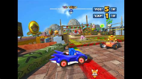 Sonic And Sega All Star Racing Part 2 Youtube
