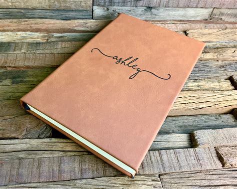 Personalized Leather Journal Personalized Notebook Etsy