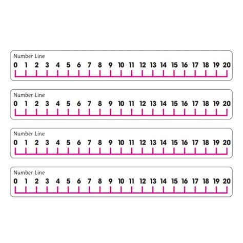 Number Lines 0 20 Downloadables From Early Years Resources Uk