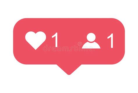 Heart And Comment Notification Follower Notification Symbol Instagram