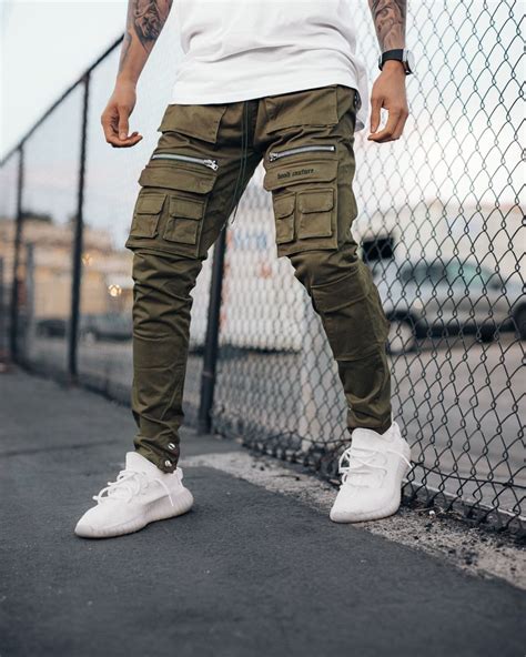 Utility Cargo Pants V3 In Khaki Stylish Men Casual Cargo Pants