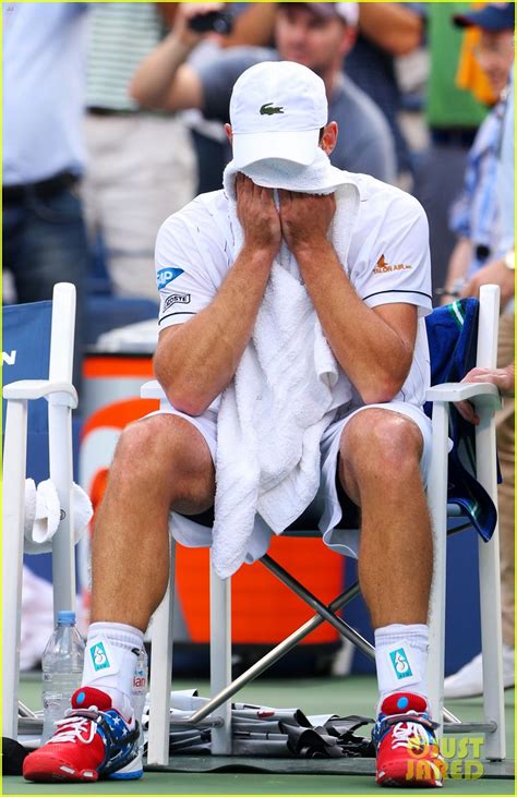 Full Sized Photo Of Andy Roddick Plays Final Tennis Match Brooklyn