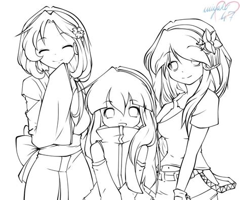 Lineart Sisters