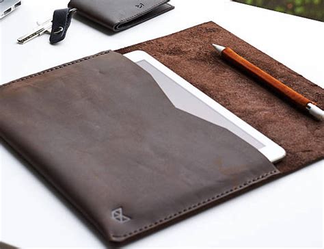 Leather Ipad Pro Sleeve By Capra Leather Gadget Flow