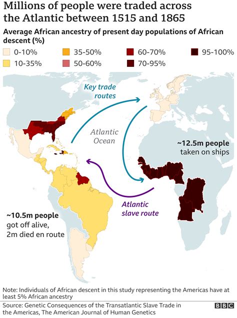 1st African Slaves To America Map Map