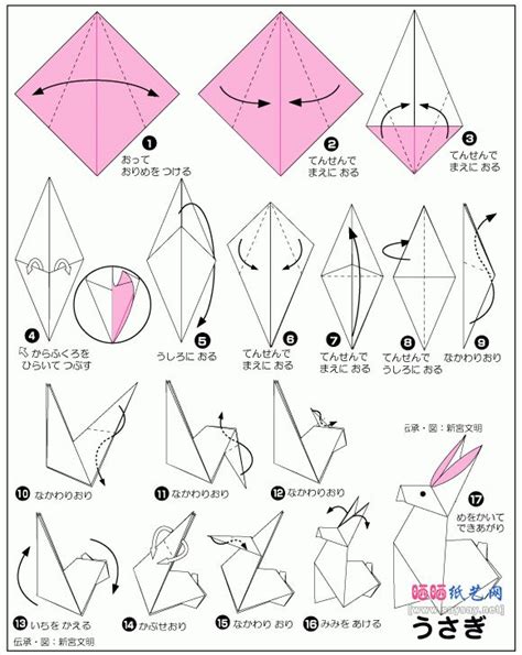 Origami Inflatable Rabbit Instructions All In Here