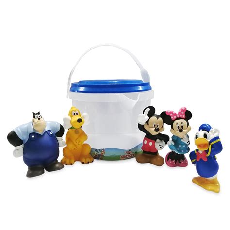 Disney Bath Toy Set Mickey Mouse And Friends Bad Pete