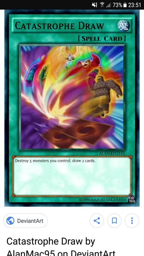 Anime Card Discussion Catastrophe Draw Yugioh