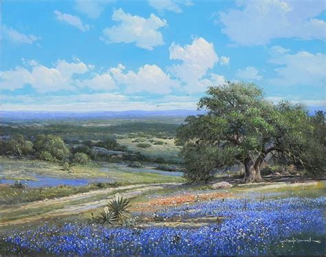 George Kovach B1942 — Spring In Texas 1015x800 Landscape Art