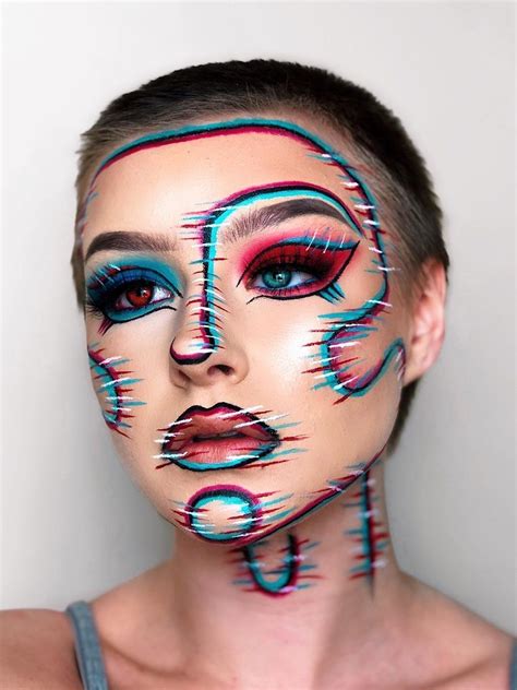 Amazing Face Art Illusion By Makeup Artist Hollierose Melody Jacob