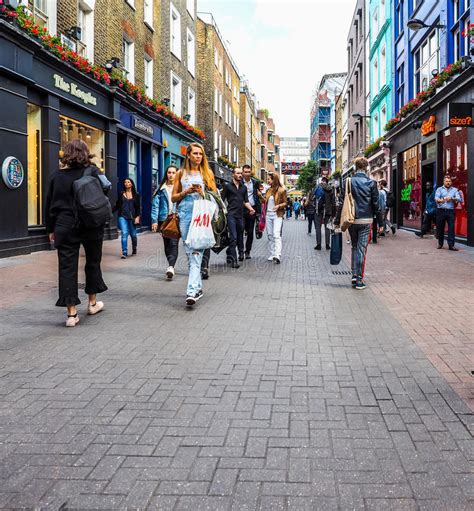 Carnaby Street In London Hdr Editorial Stock Photo Image Of Europe Great