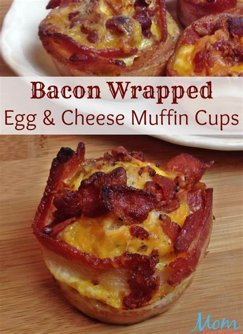 Bacon Wrapped Egg And Cheese Muffin Cups Recipe