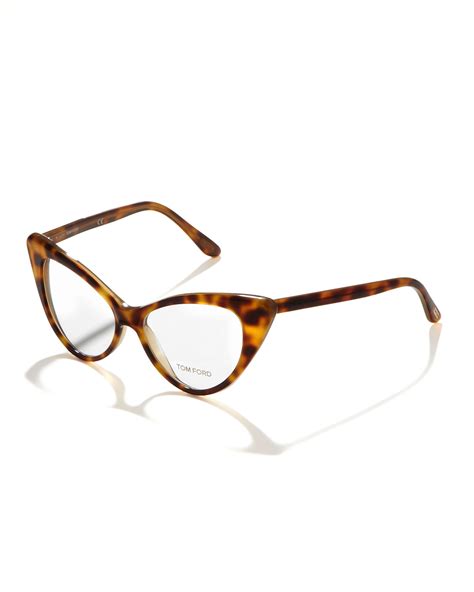 tom ford cateye glasses in brown lyst