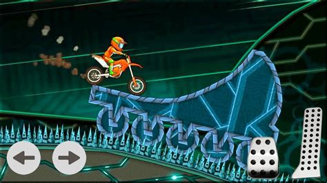 Moto X3m Bike Race Game Cyber World All Levels Gameplay Android Youtube