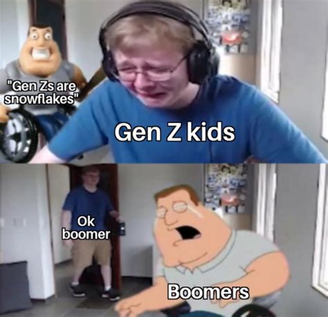 Boomer meme showing jokes different generations laugh at. Behind the Meme: Boomers vs. Zoomers - WESS Side Stories