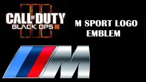 4x bmw m sport logo premium quality door handle / mirror decals stickers alpina. BMW M Sport Logo Call Of Duty Black Ops 3 Emblem Editor ...