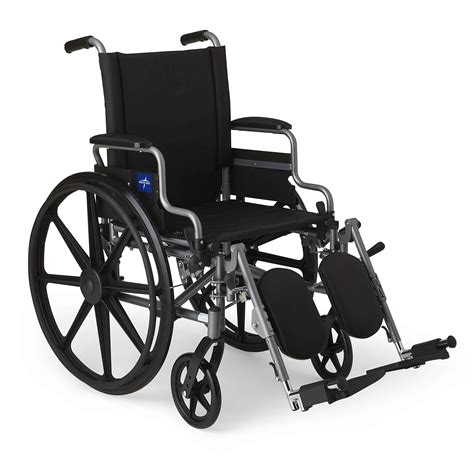 Medline Mds806550e Lightweight And User Friendly Wheelchair With Flip