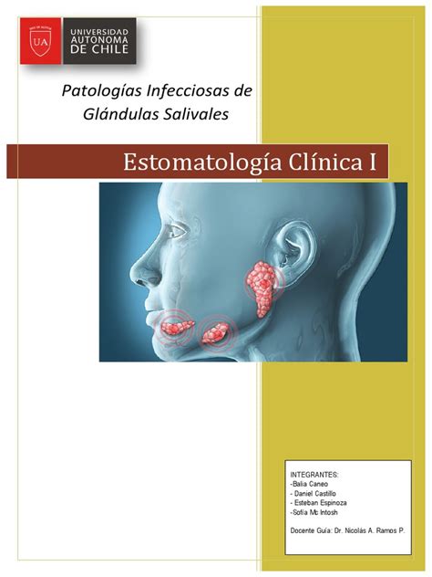 Patologías Infecciosas De Las Glandulas Salivales Health Sciences
