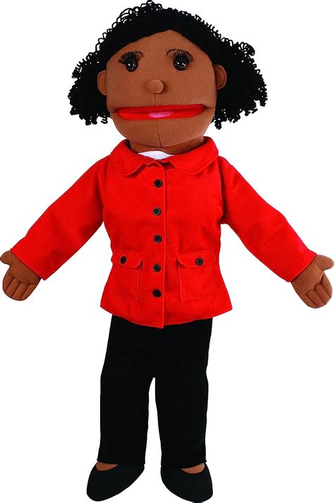 The Puppet Company Puppet Buddies Medium Mum Dark Skin Tone Hand