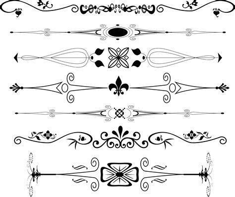 Ornament Plain Text Decorative Arts Divider Png Download 22731913