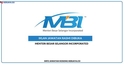 The menteri besar of the state of selangor is the head of the executive branch of the government in the malaysian state of selangor. Jawatan Kosong Terkini Menteri Besar Selangor Incorporated ...
